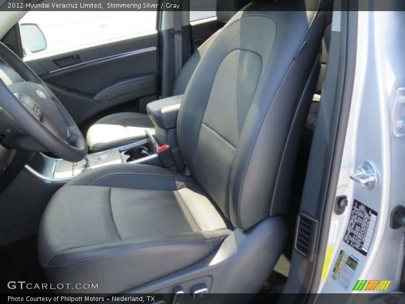 Shimmering Silver / Gray 2012 Hyundai Veracruz Limited
