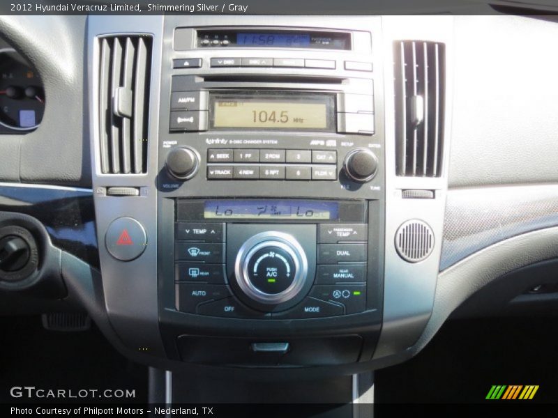 Shimmering Silver / Gray 2012 Hyundai Veracruz Limited