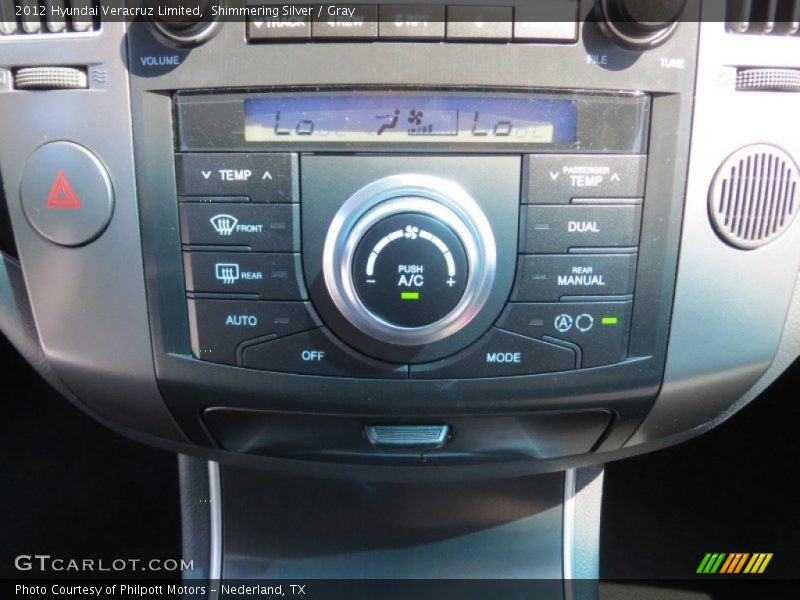 Shimmering Silver / Gray 2012 Hyundai Veracruz Limited