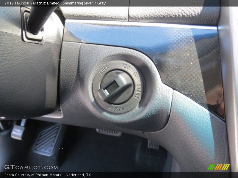 Shimmering Silver / Gray 2012 Hyundai Veracruz Limited