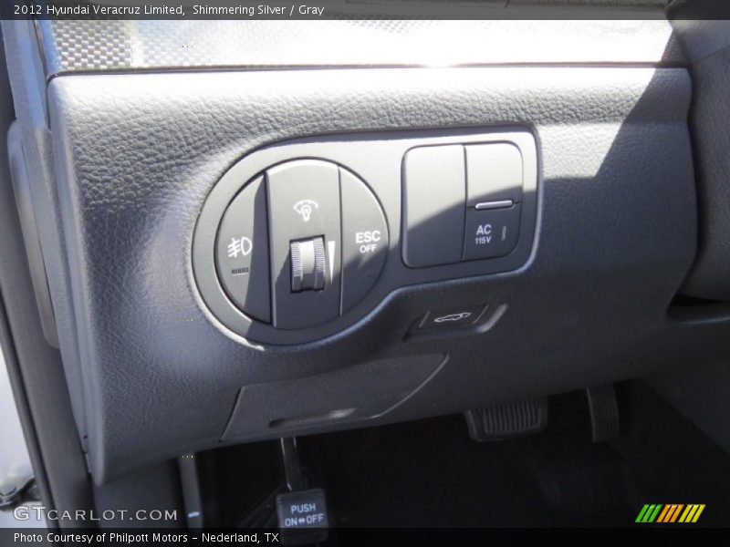 Shimmering Silver / Gray 2012 Hyundai Veracruz Limited