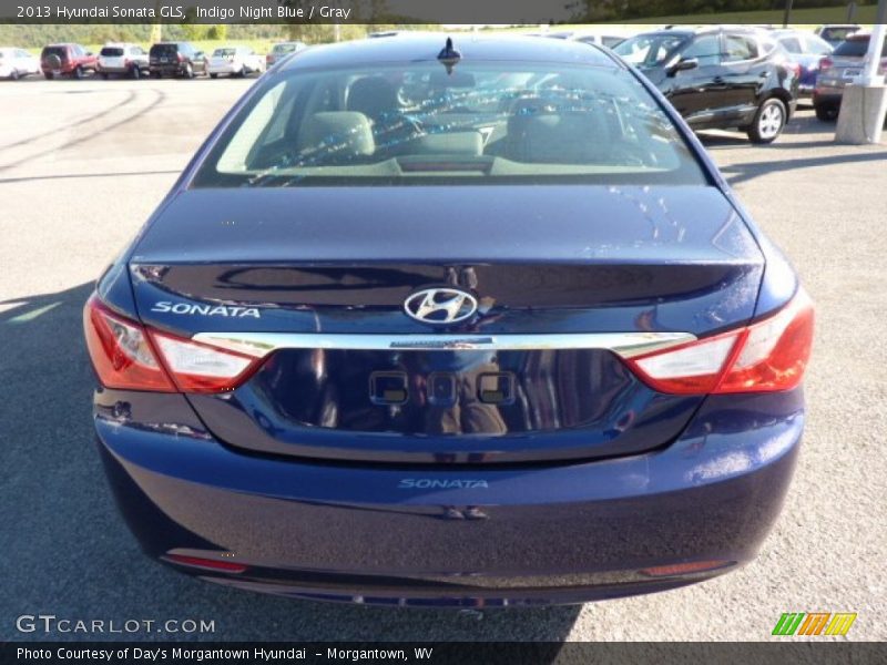 Indigo Night Blue / Gray 2013 Hyundai Sonata GLS