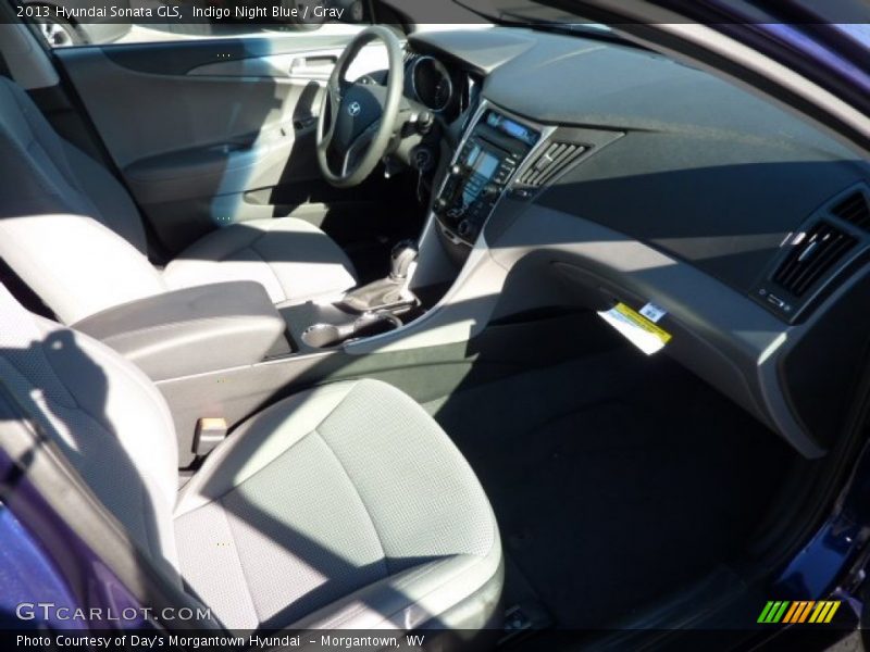 Indigo Night Blue / Gray 2013 Hyundai Sonata GLS