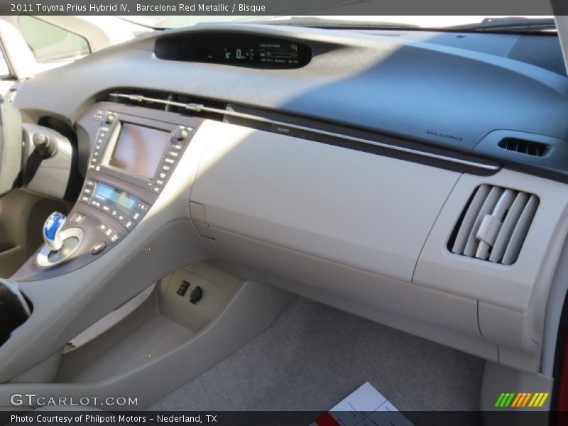 Barcelona Red Metallic / Bisque 2011 Toyota Prius Hybrid IV
