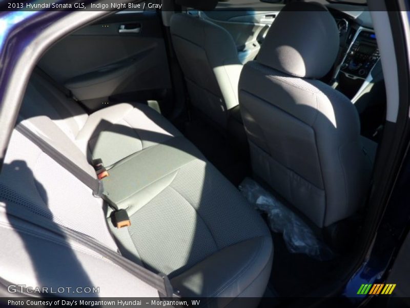 Indigo Night Blue / Gray 2013 Hyundai Sonata GLS