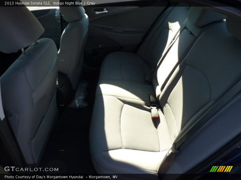 Indigo Night Blue / Gray 2013 Hyundai Sonata GLS