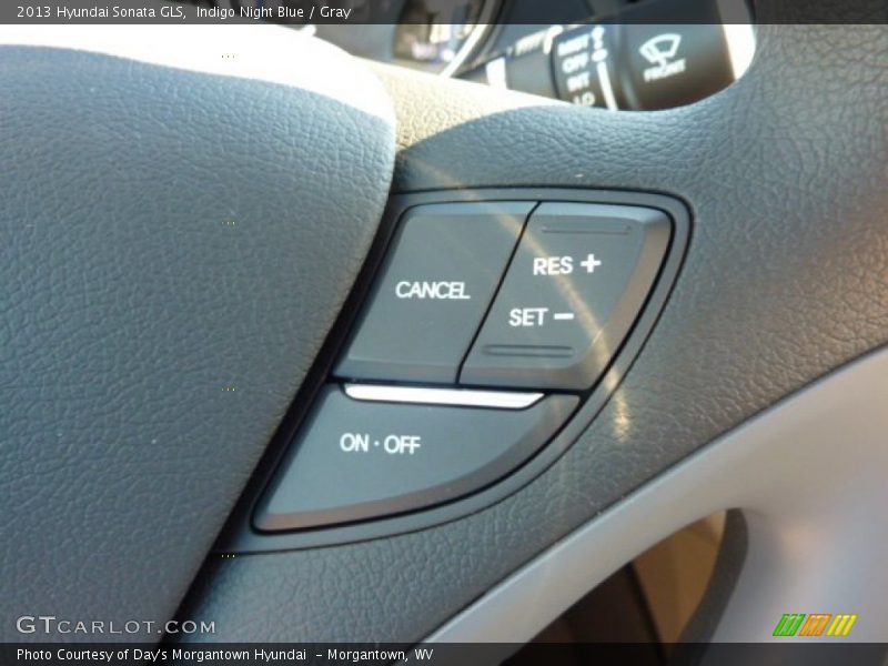 Indigo Night Blue / Gray 2013 Hyundai Sonata GLS