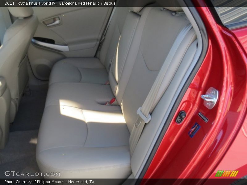 Barcelona Red Metallic / Bisque 2011 Toyota Prius Hybrid IV