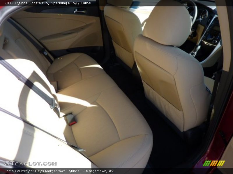 Sparkling Ruby / Camel 2013 Hyundai Sonata GLS