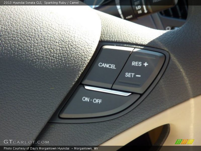 Sparkling Ruby / Camel 2013 Hyundai Sonata GLS