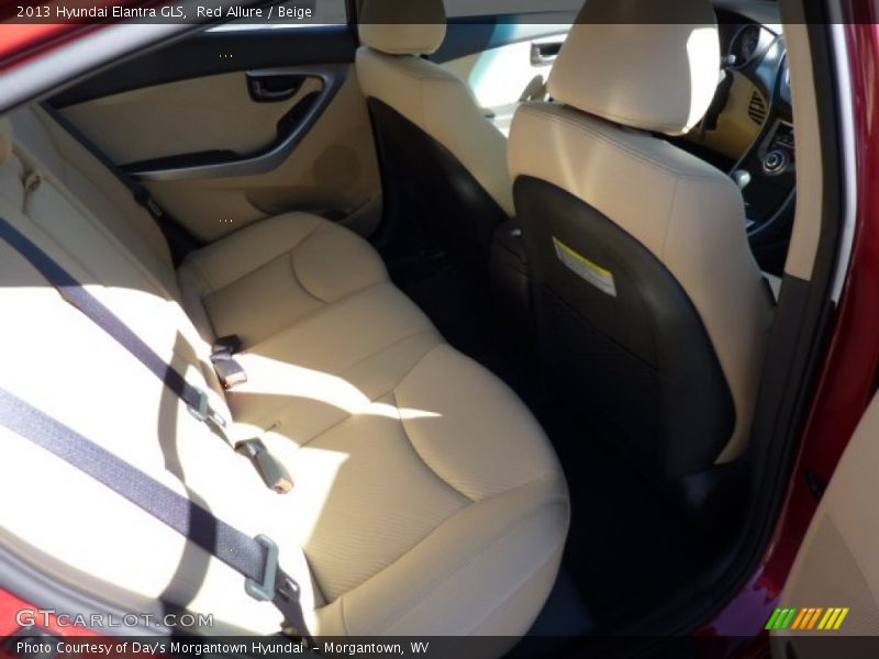 Red Allure / Beige 2013 Hyundai Elantra GLS
