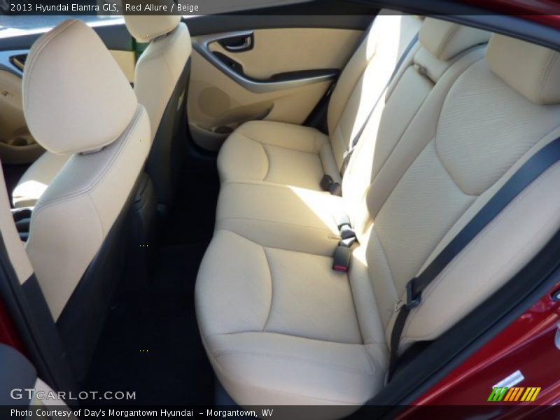 Red Allure / Beige 2013 Hyundai Elantra GLS