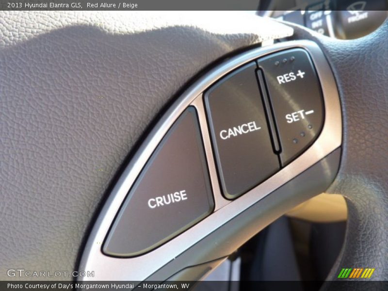 Red Allure / Beige 2013 Hyundai Elantra GLS