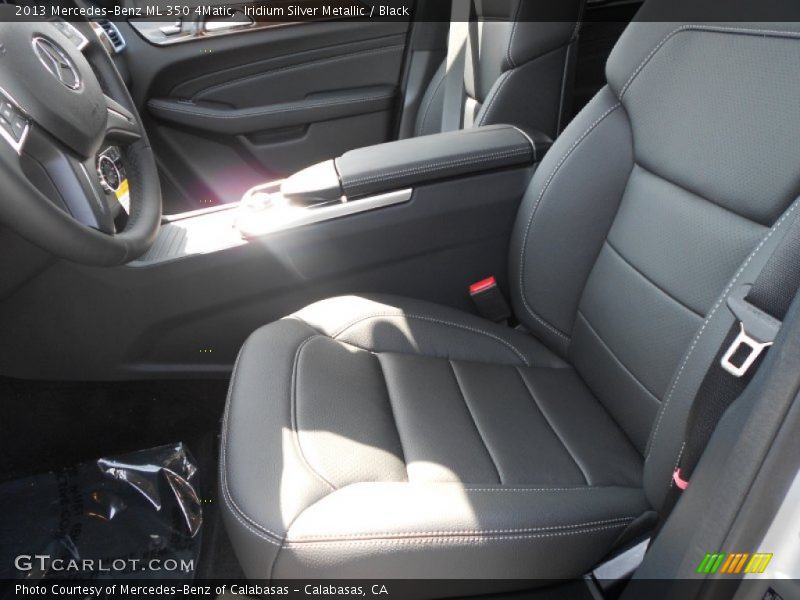 Iridium Silver Metallic / Black 2013 Mercedes-Benz ML 350 4Matic