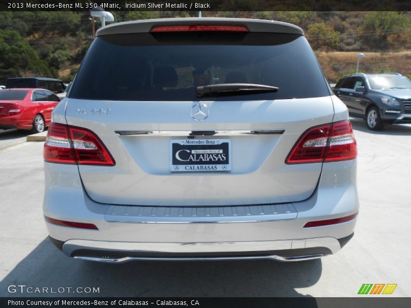 Iridium Silver Metallic / Black 2013 Mercedes-Benz ML 350 4Matic