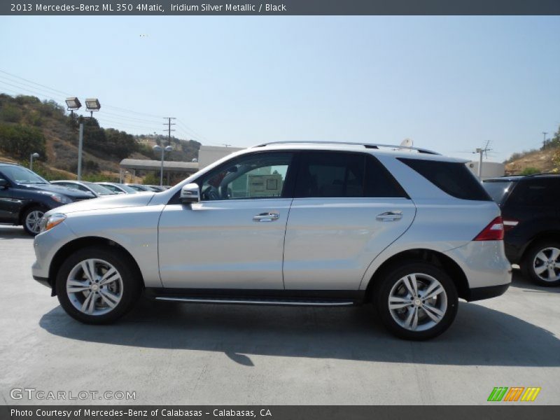 Iridium Silver Metallic / Black 2013 Mercedes-Benz ML 350 4Matic