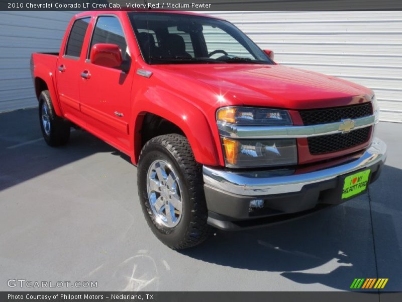 Victory Red / Medium Pewter 2010 Chevrolet Colorado LT Crew Cab