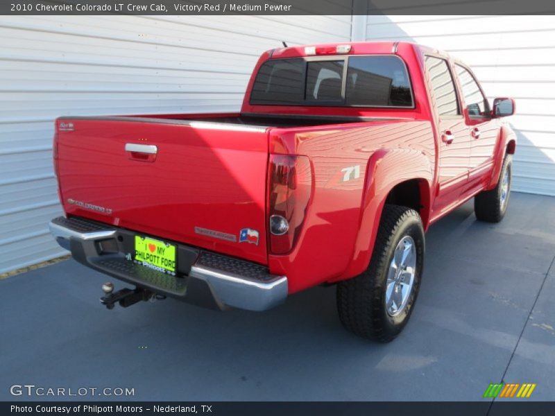 Victory Red / Medium Pewter 2010 Chevrolet Colorado LT Crew Cab