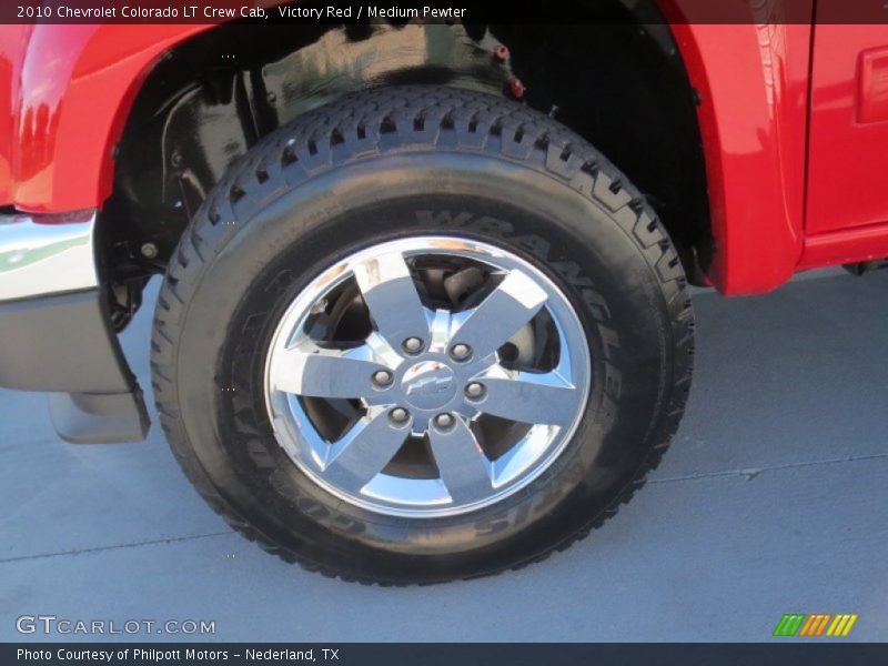 Victory Red / Medium Pewter 2010 Chevrolet Colorado LT Crew Cab