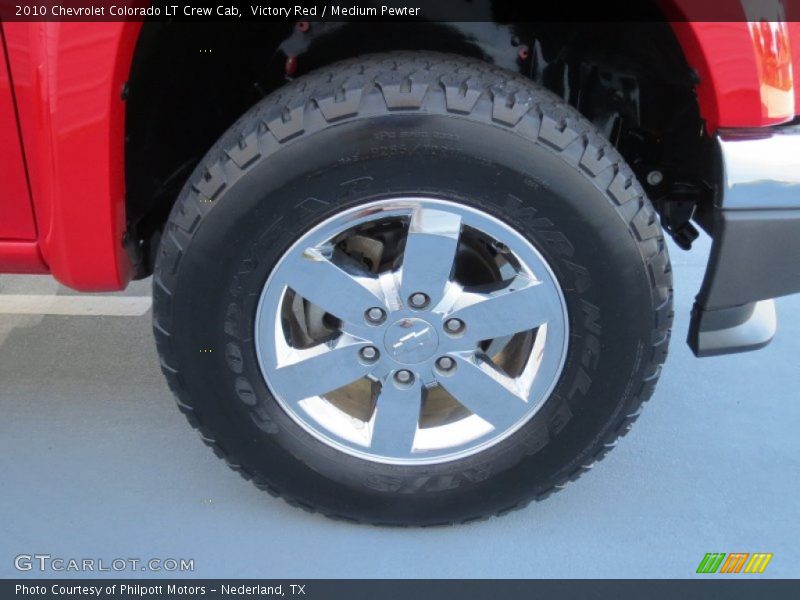 Victory Red / Medium Pewter 2010 Chevrolet Colorado LT Crew Cab