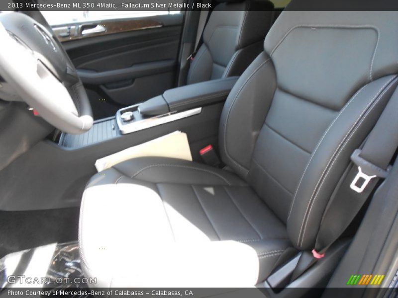 Palladium Silver Metallic / Black 2013 Mercedes-Benz ML 350 4Matic