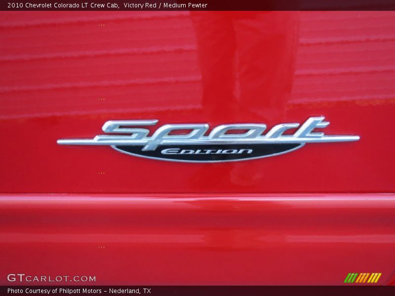 Victory Red / Medium Pewter 2010 Chevrolet Colorado LT Crew Cab