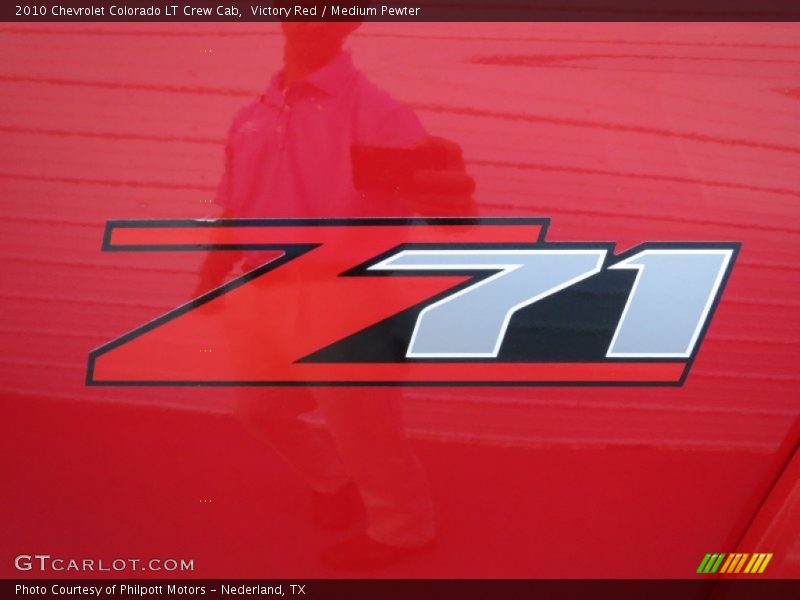 Victory Red / Medium Pewter 2010 Chevrolet Colorado LT Crew Cab