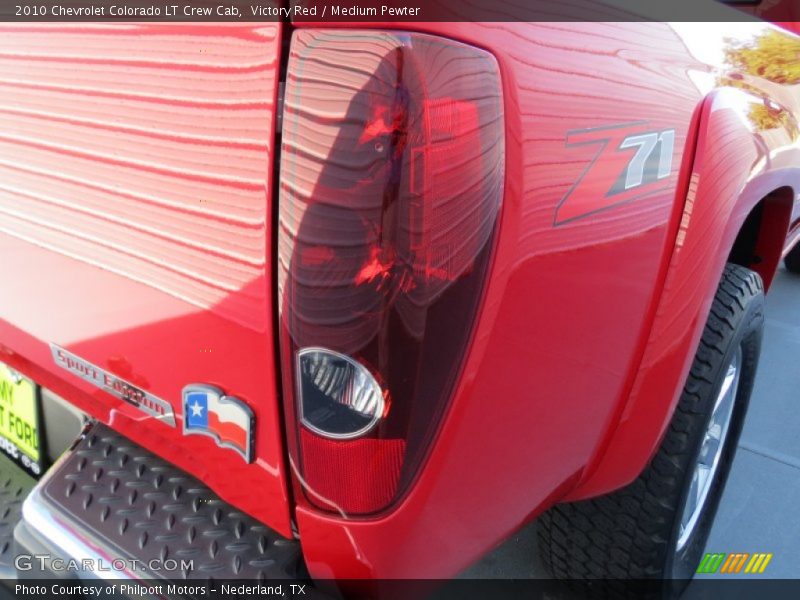 Victory Red / Medium Pewter 2010 Chevrolet Colorado LT Crew Cab