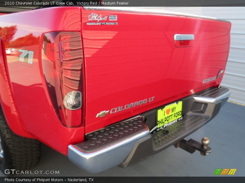 Victory Red / Medium Pewter 2010 Chevrolet Colorado LT Crew Cab