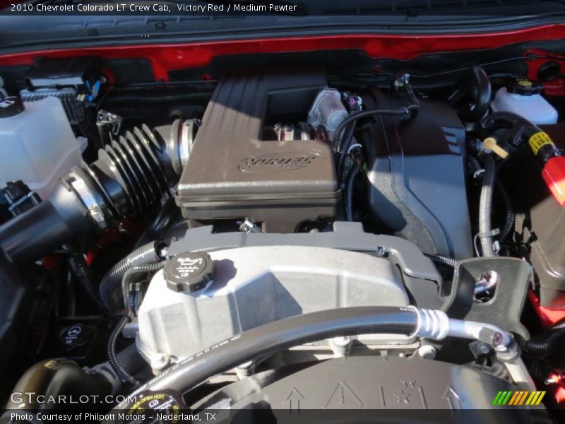 Victory Red / Medium Pewter 2010 Chevrolet Colorado LT Crew Cab