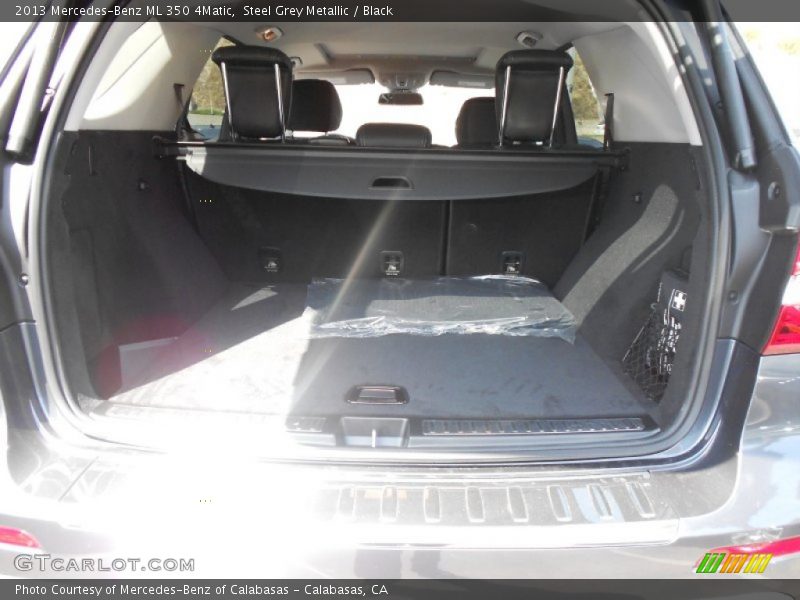 Steel Grey Metallic / Black 2013 Mercedes-Benz ML 350 4Matic