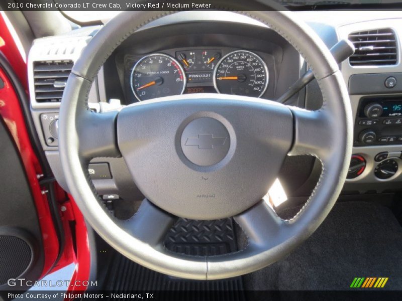 Victory Red / Medium Pewter 2010 Chevrolet Colorado LT Crew Cab