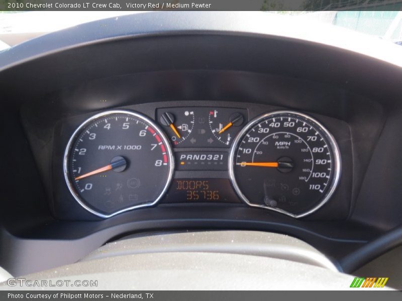 Victory Red / Medium Pewter 2010 Chevrolet Colorado LT Crew Cab