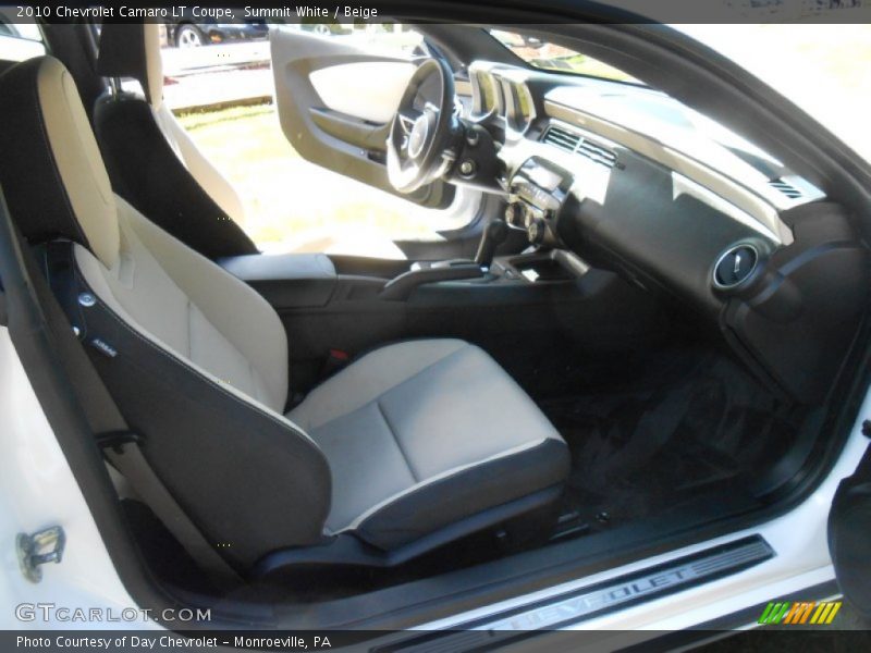 Summit White / Beige 2010 Chevrolet Camaro LT Coupe