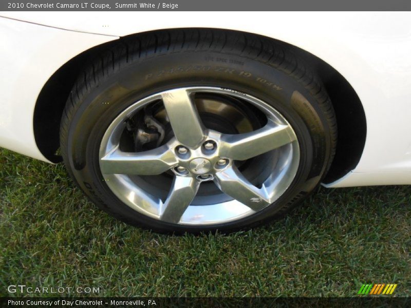 Summit White / Beige 2010 Chevrolet Camaro LT Coupe