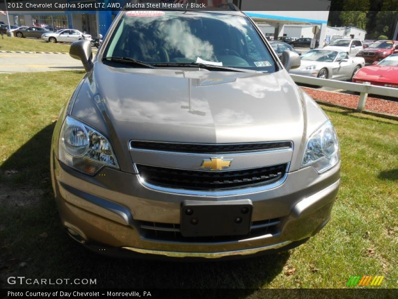 Mocha Steel Metallic / Black 2012 Chevrolet Captiva Sport LTZ AWD