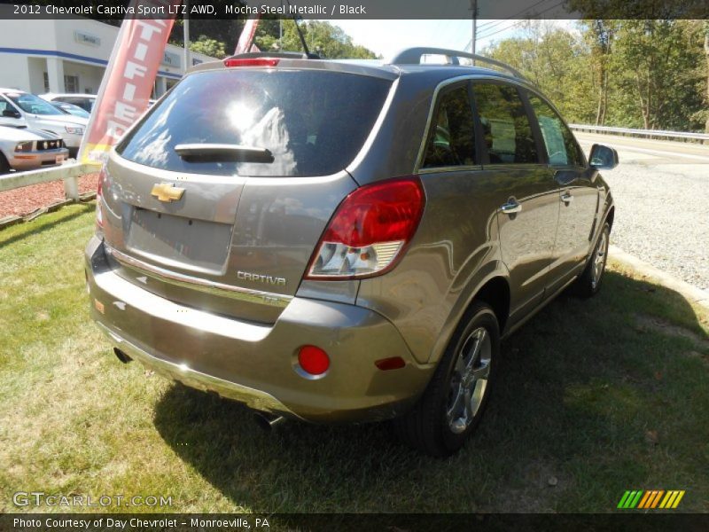 Mocha Steel Metallic / Black 2012 Chevrolet Captiva Sport LTZ AWD