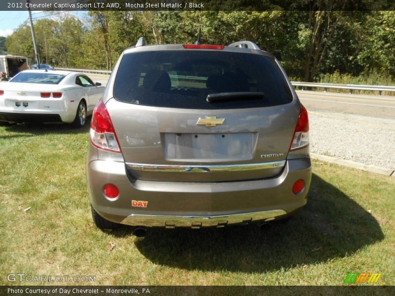 Mocha Steel Metallic / Black 2012 Chevrolet Captiva Sport LTZ AWD