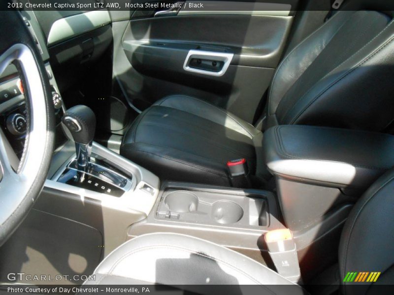 Mocha Steel Metallic / Black 2012 Chevrolet Captiva Sport LTZ AWD