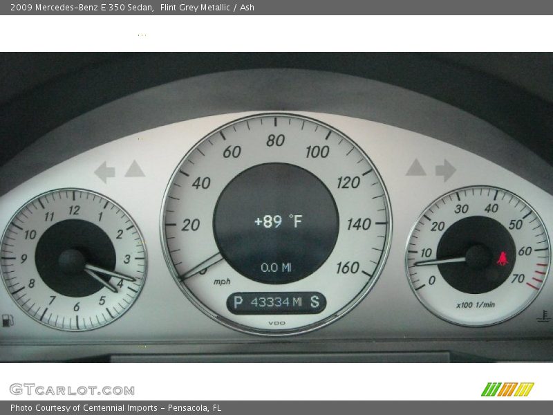 Flint Grey Metallic / Ash 2009 Mercedes-Benz E 350 Sedan