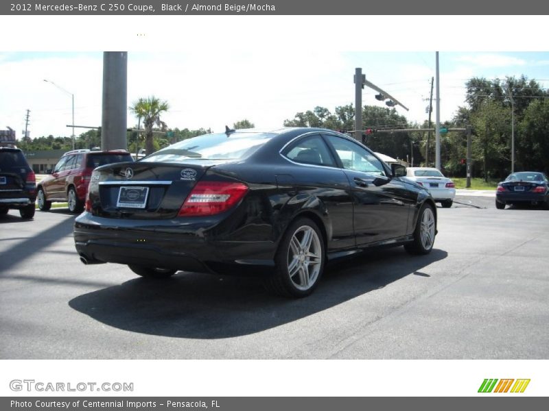 Black / Almond Beige/Mocha 2012 Mercedes-Benz C 250 Coupe