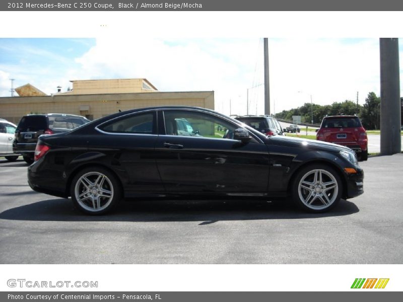 Black / Almond Beige/Mocha 2012 Mercedes-Benz C 250 Coupe