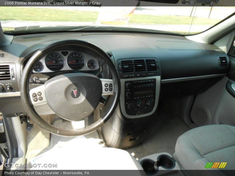 Liquid Silver Metallic / Gray 2006 Pontiac Montana SV6