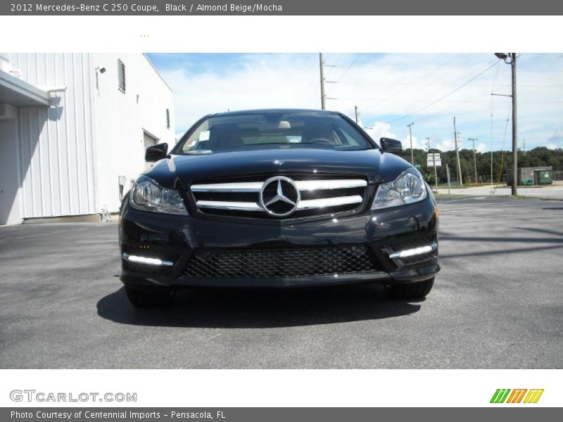 Black / Almond Beige/Mocha 2012 Mercedes-Benz C 250 Coupe