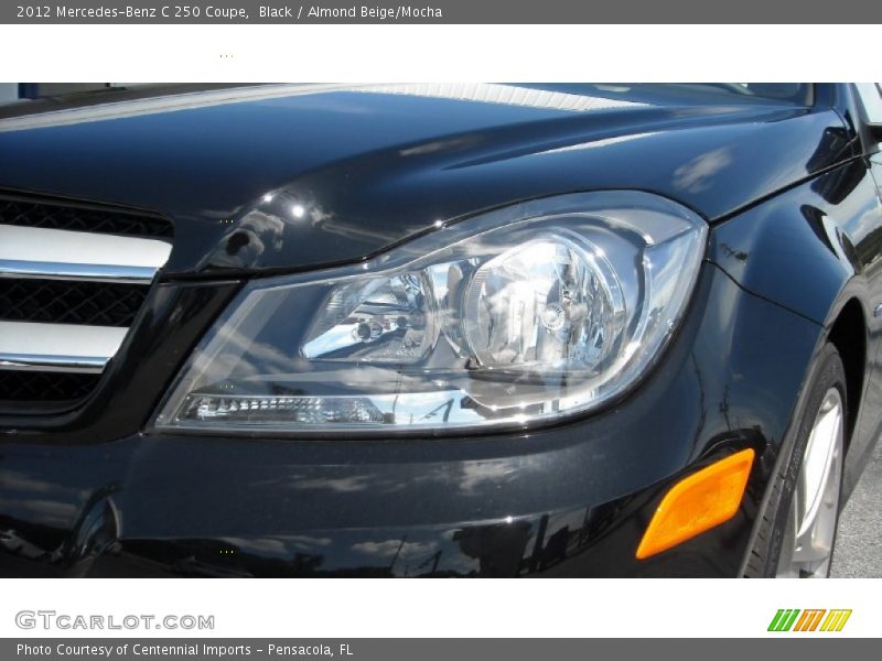 Black / Almond Beige/Mocha 2012 Mercedes-Benz C 250 Coupe