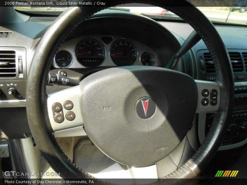 Liquid Silver Metallic / Gray 2006 Pontiac Montana SV6