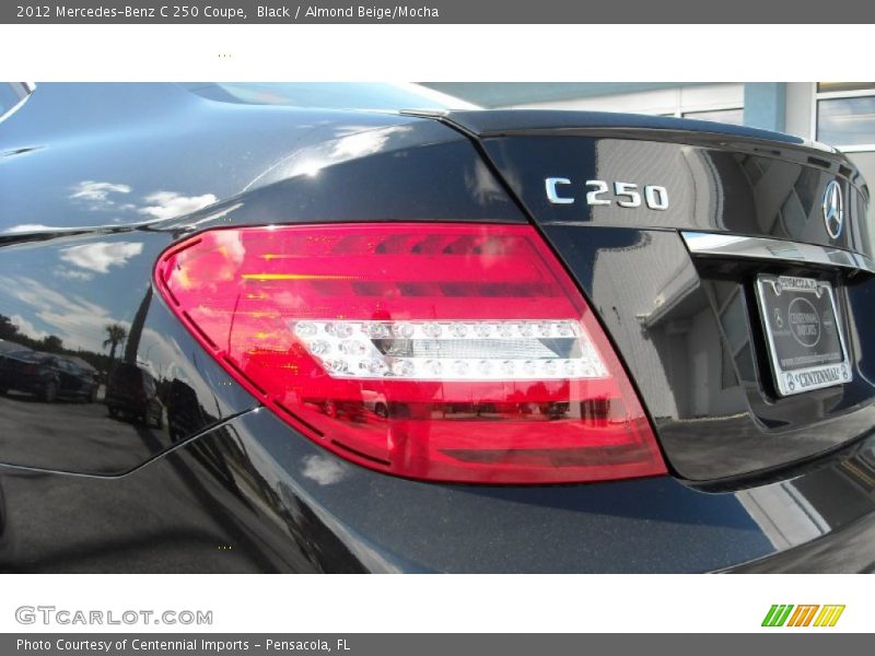 Black / Almond Beige/Mocha 2012 Mercedes-Benz C 250 Coupe