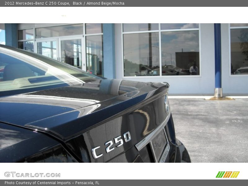 Black / Almond Beige/Mocha 2012 Mercedes-Benz C 250 Coupe