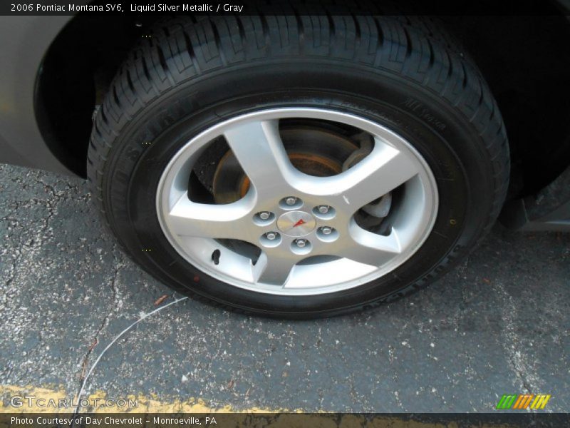 Liquid Silver Metallic / Gray 2006 Pontiac Montana SV6