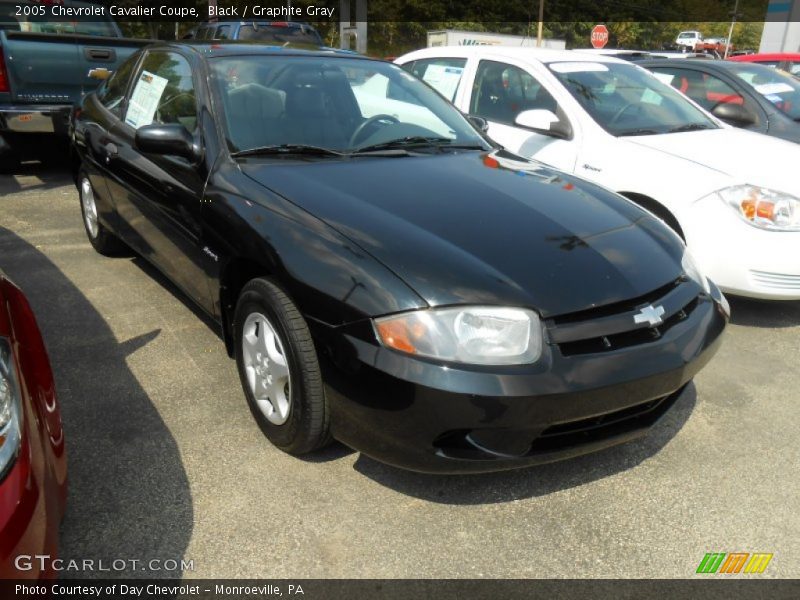 Black / Graphite Gray 2005 Chevrolet Cavalier Coupe